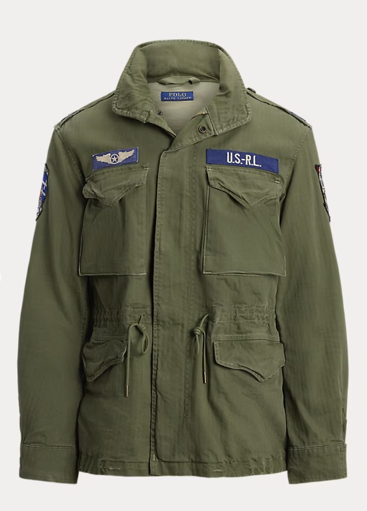 Field jacket flat lay